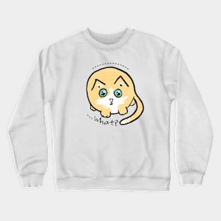 Staring Circle Cat Crewneck Sweatshirt